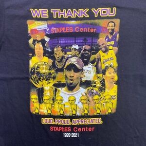 LA Lakers x Staples Center x Kobe Bryant basketball shirt
